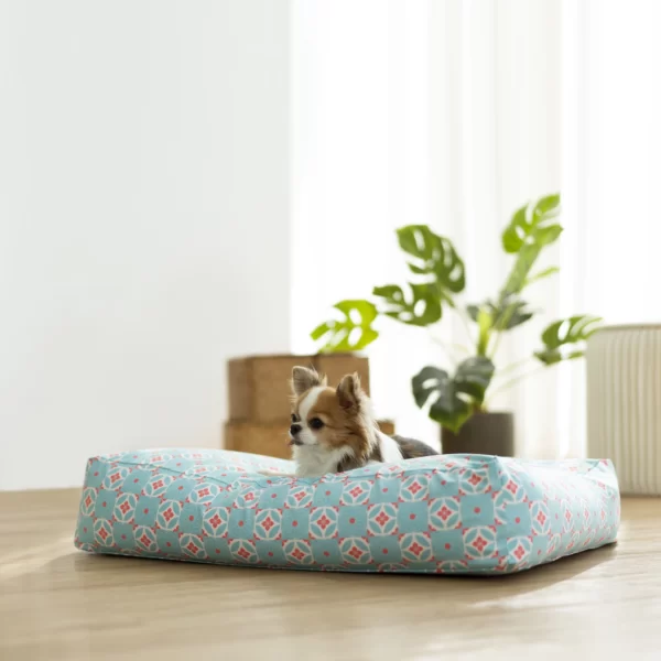 Ohpopdog Heritage Straits Mint 1 Microbeads pet bed