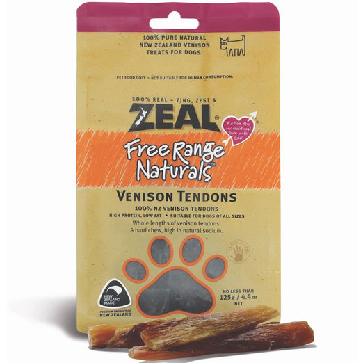 Zeal Free Range Naturals Venison Tendon Dog treats